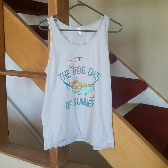 American Apparel Tops - American Apparel Top Size L - Cat Days Of Summer